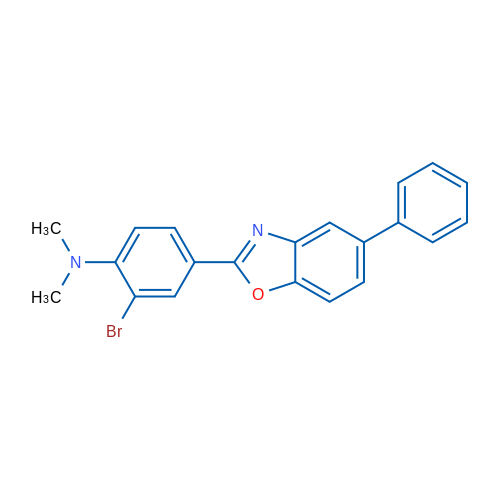2-Bromo-N,N-dimethyl-4-(5-phenylbenzo[d]oxazol-2-yl)aniline 1g
