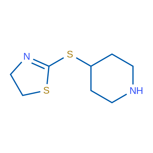 4-(4,5-Dihydro-1,3-thiazol-2-ylsulfanyl)piperidine 1g