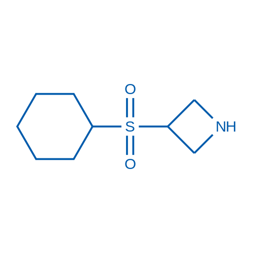 3-(Cyclohexylsulfonyl)azetidine 250mg
