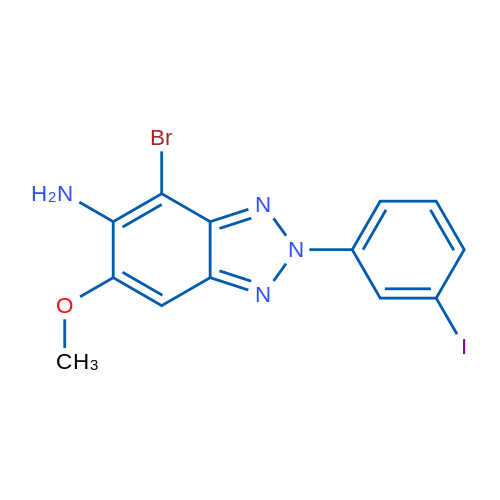 4-Bromo-2-(3-iodophenyl)-6-methoxy-2H-benzo[d][1,2,3]triazol-5-amine 1g
