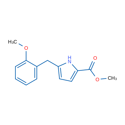 Methyl 5-(2-methoxybenzyl)-1H-pyrrole-2-carboxylate 1g