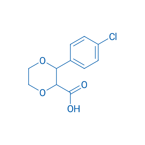 3-(4-Chlorophenyl)-1,4-dioxane-2-carboxylic acid 100mg