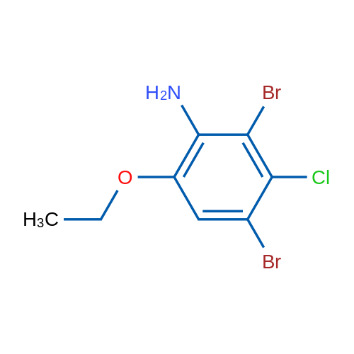 2,4-Dibromo-3-chloro-6-ethoxyaniline 1g