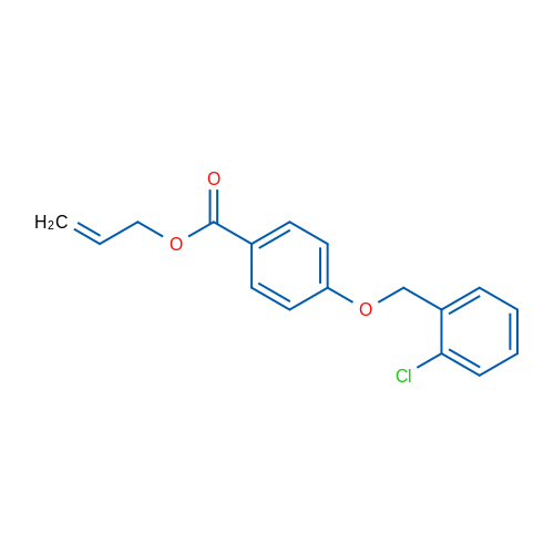 Allyl 4-((2-chlorobenzyl)oxy)benzoate 1g