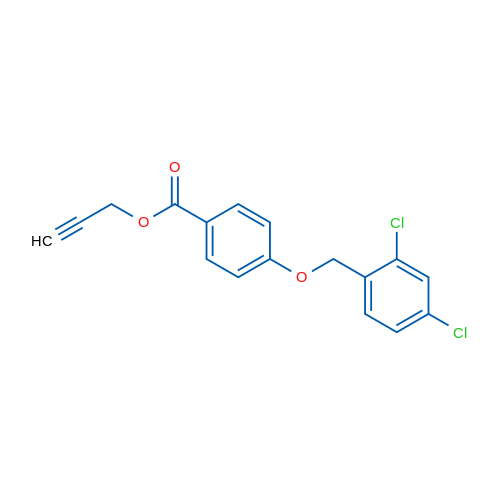 Prop-2-yn-1-yl 4-((2,4-dichlorobenzyl)oxy)benzoate 1g