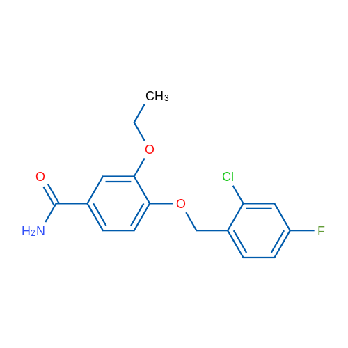 4-((2-Chloro-4-fluorobenzyl)oxy)-3-ethoxybenzamide 1g