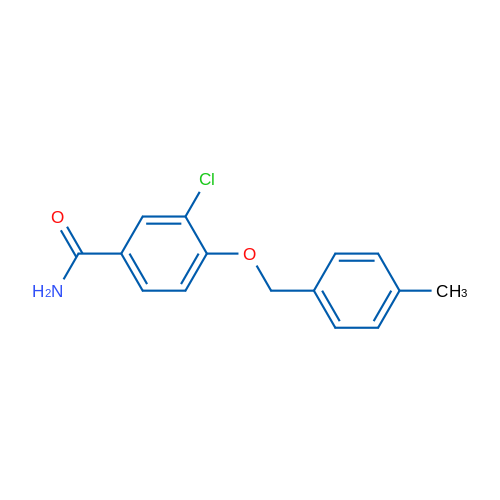 3-Chloro-4-((4-methylbenzyl)oxy)benzamide 1g