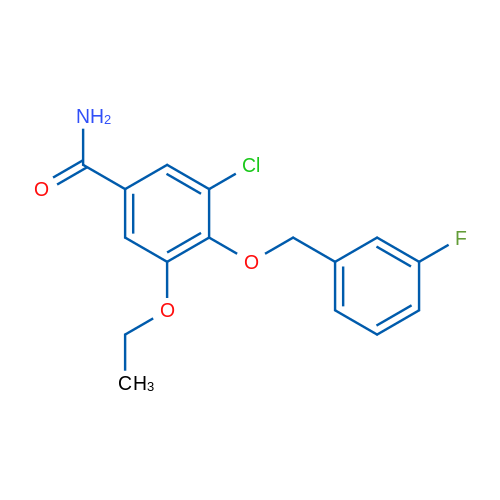 3-Chloro-5-ethoxy-4-((3-fluorobenzyl)oxy)benzamide 1g