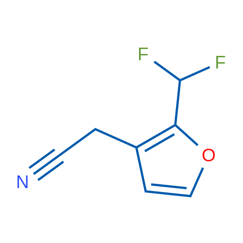 2-(2-(Difluoromethyl)furan-3-yl)acetonitrile 1g