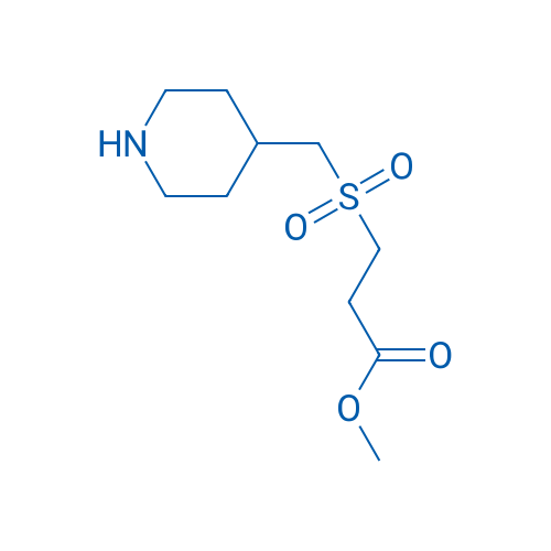 Methyl 3-[(piperidin-4-yl)methanesulfonyl]propanoate 5g