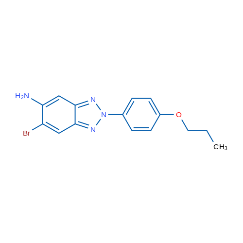 6-Bromo-2-(4-propoxyphenyl)-2H-benzo[d][1,2,3]triazol-5-amine 1g