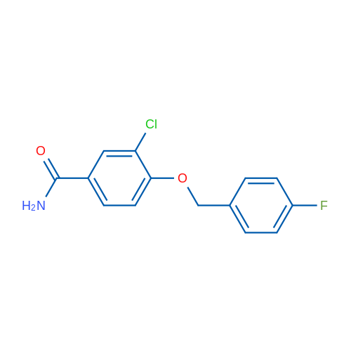 3-Chloro-4-((4-fluorobenzyl)oxy)benzamide 1g