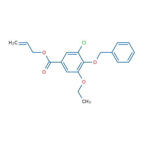 Allyl 4-(benzyloxy)-3-chloro-5-ethoxybenzoate 1g