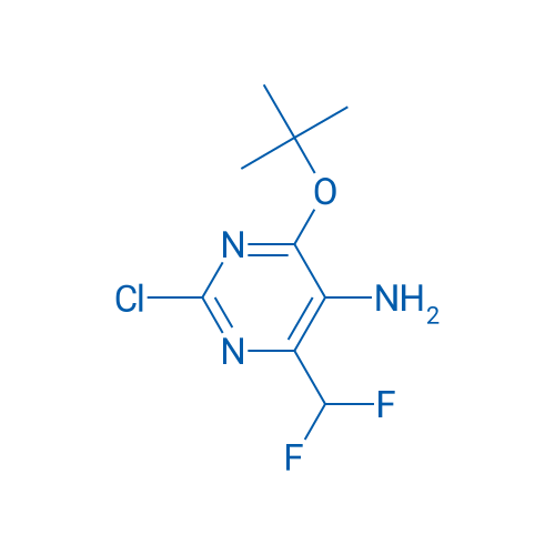 4-(tert-Butoxy)-2-chloro-6-(difluoromethyl)pyrimidin-5-amine 1g