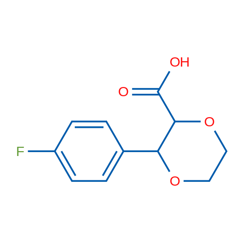 3-(4-Fluorophenyl)-1,4-dioxane-2-carboxylic acid 1g