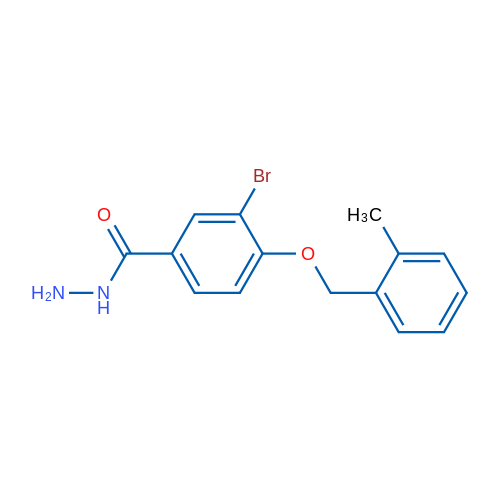 3-Bromo-4-((2-methylbenzyl)oxy)benzohydrazide 1g