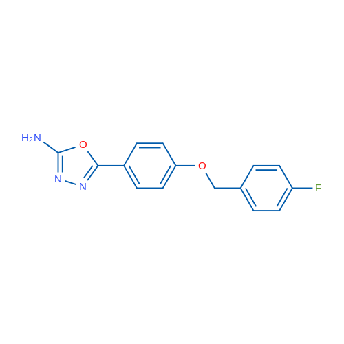 5-(4-((4-Fluorobenzyl)oxy)phenyl)-1,3,4-oxadiazol-2-amine 1g