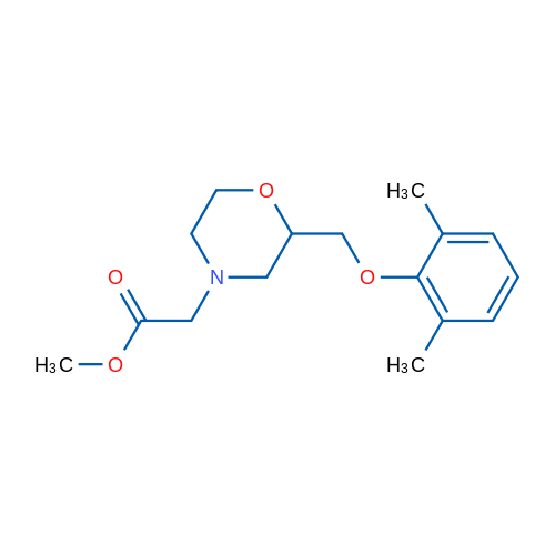 Methyl 2-(2-((2,6-dimethylphenoxy)methyl)morpholino)acetate 1g
