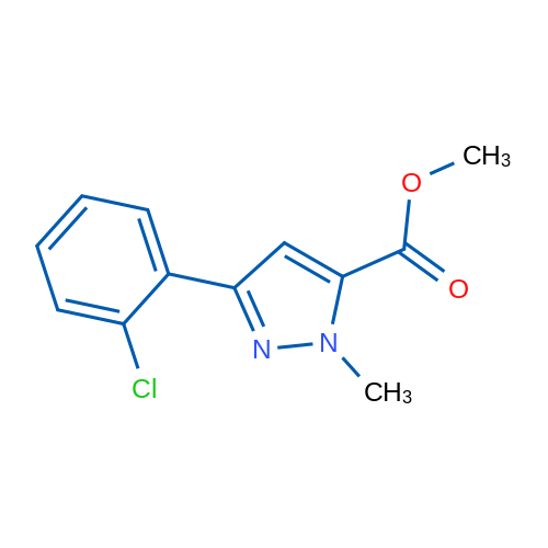 Methyl 3-(2-chlorophenyl)-1-methyl-1H-pyrazole-5-carboxylate 5g