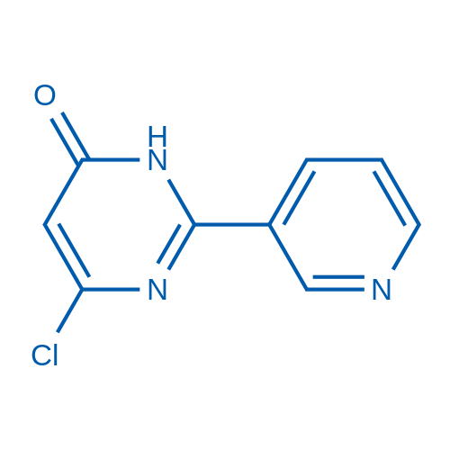 6-Chloro-2-(pyridin-3-yl)pyrimidin-4(3H)-one 1g