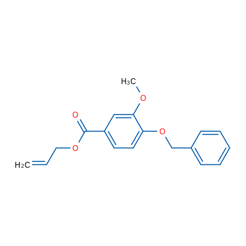 Allyl 4-(benzyloxy)-3-methoxybenzoate 1g