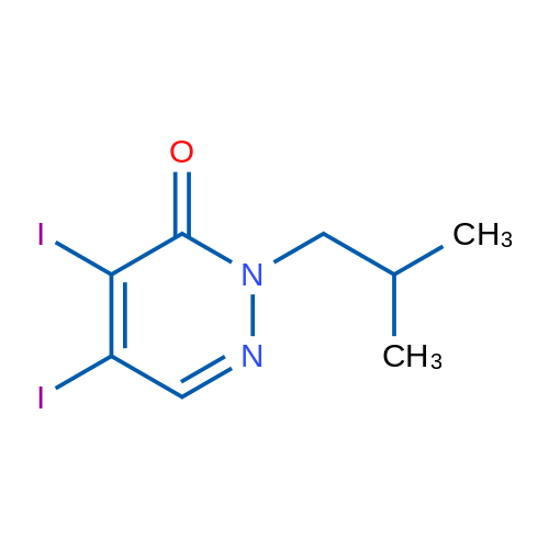 4,5-Diiodo-2-isobutylpyridazin-3(2H)-one 1g