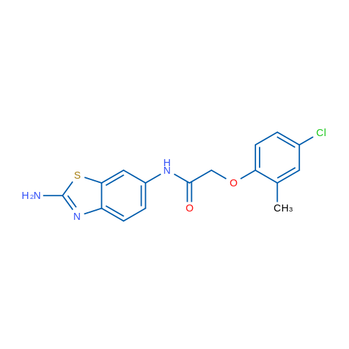 N-(2-Aminobenzo[d]thiazol-6-yl)-2-(4-chloro-2-methylphenoxy)acetamide 1g