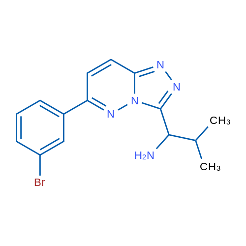 1-(6-(3-Bromophenyl)-[1,2,4]triazolo[4,3-b]pyridazin-3-yl)-2-methylpropan-1-amine 1g