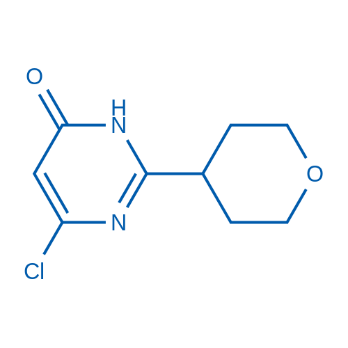 6-Chloro-2-(tetrahydro-2H-pyran-4-yl)pyrimidin-4(3H)-one 1g