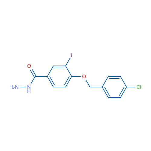 4-((4-Chlorobenzyl)oxy)-3-iodobenzohydrazide 1g