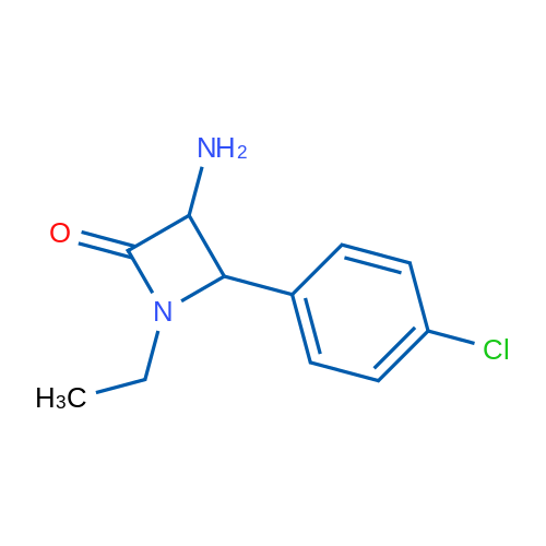 3-Amino-4-(4-chlorophenyl)-1-ethylazetidin-2-one 1g