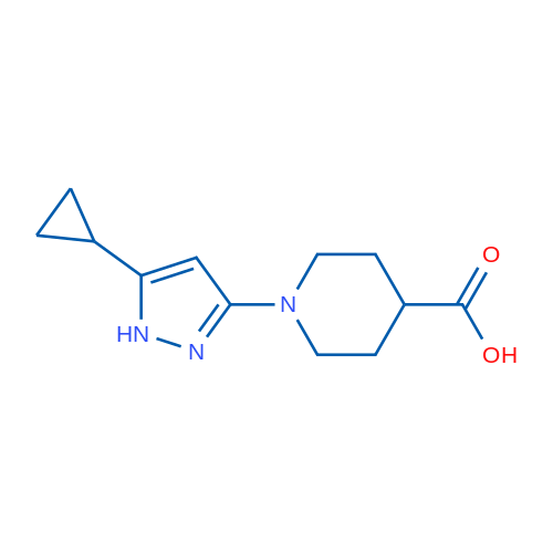 1-(5-Cyclopropyl-1H-pyrazol-3-yl)piperidine-4-carboxylic acid 1g