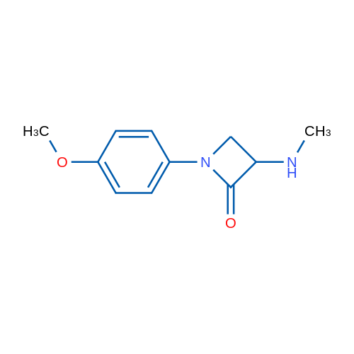 1-(4-Methoxyphenyl)-3-(methylamino)azetidin-2-one 1g