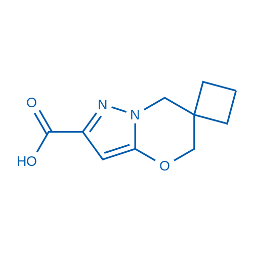 5'H,7'H-Spiro[cyclobutane-1,6'-pyrazolo[5,1-b][1,3]oxazine]-2'-carboxylic acid 100mg