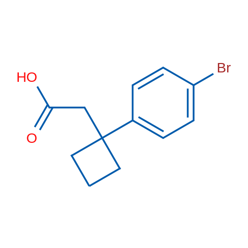 2-(1-(4-Bromophenyl)cyclobutyl)acetic acid 1g