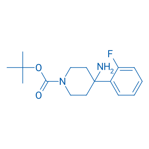 tert-Butyl 4-amino-4-(2-fluorophenyl)piperidine-1-carboxylate 1g