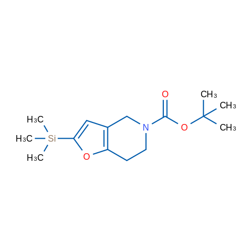 tert-Butyl 2-(trimethylsilyl)-6,7-dihydrofuro[3,2-c]pyridine-5(4H)-carboxylate 1g