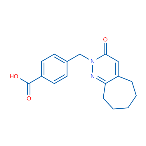 4-((3-Oxo-3,5,6,7,8,9-hexahydro-2H-cyclohepta[c]pyridazin-2-yl)methyl)benzoic acid 1g
