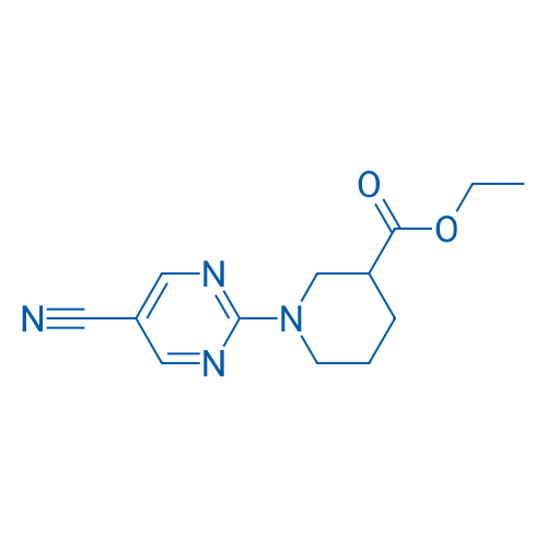 Ethyl 1-(5-cyanopyrimidin-2-yl)piperidine-3-carboxylate 1g