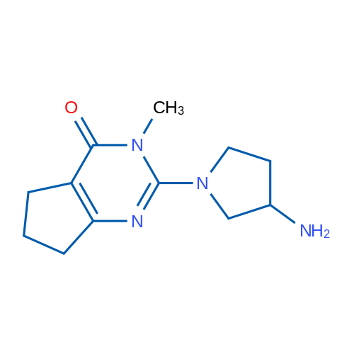 2-(3-Aminopyrrolidin-1-yl)-3-methyl-6,7-dihydro-3H-cyclopenta[d]pyrimidin-4(5H)-one 1g