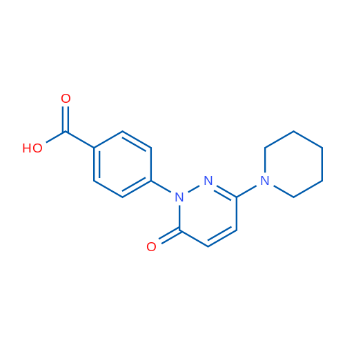 4-(6-Oxo-3-(piperidin-1-yl)pyridazin-1(6H)-yl)benzoic acid 1g