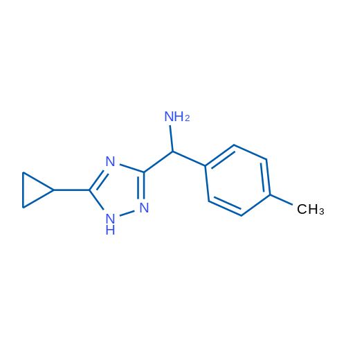 (5-Cyclopropyl-1H-1,2,4-triazol-3-yl)(p-tolyl)methanamine 1g