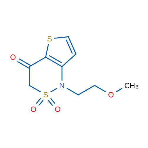 1-(2-Methoxyethyl)-1H-thieno[3,2-c][1,2]thiazin-4(3H)-one 2,2-dioxide 1g