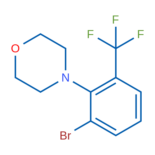 4-(2-Bromo-6-(trifluoromethyl)phenyl)morpholine 1g