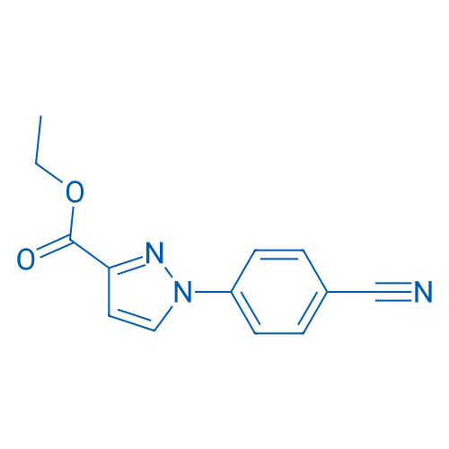 Ethyl 1-(4-cyanophenyl)-1H-pyrazole-3-carboxylate 250mg