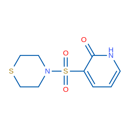 3-(Thiomorpholinosulfonyl)pyridin-2(1H)-one 1g