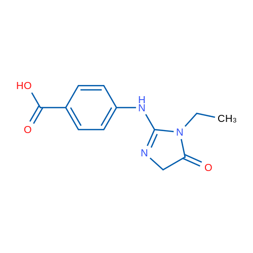 4-((1-Ethyl-5-oxo-4,5-dihydro-1H-imidazol-2-yl)amino)benzoic acid 1g