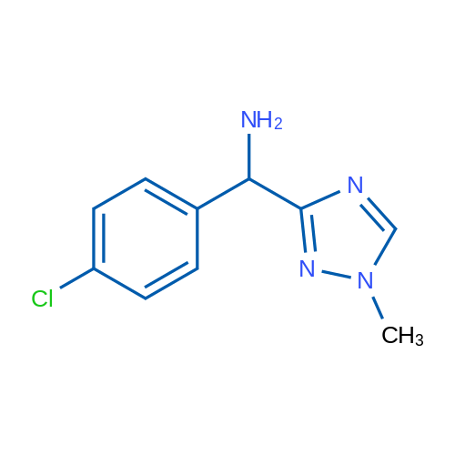 (4-Chlorophenyl)(1-methyl-1H-1,2,4-triazol-3-yl)methanamine 1g