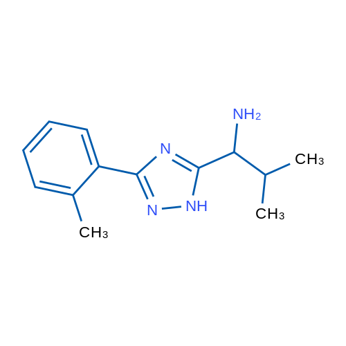 2-Methyl-1-(3-(o-tolyl)-1H-1,2,4-triazol-5-yl)propan-1-amine 1g
