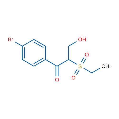 1-(4-Bromophenyl)-2-(ethylsulfonyl)-3-hydroxypropan-1-one 1g
